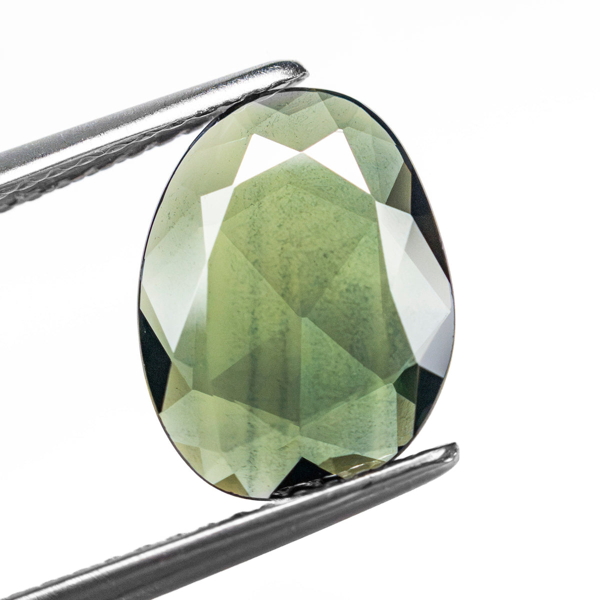 2.14ct 11.11x8.47x2.01mm Amorphous Rosecut Sapphire 28298-03