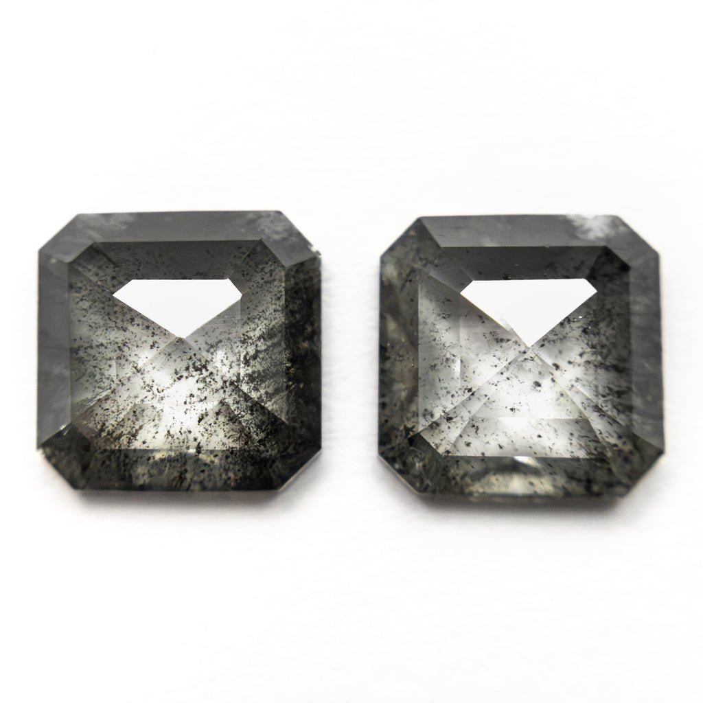 3.10cttw 7.25x7.27x2.85mm Cut Corner Square Rosecut Matching Pair 28343-01