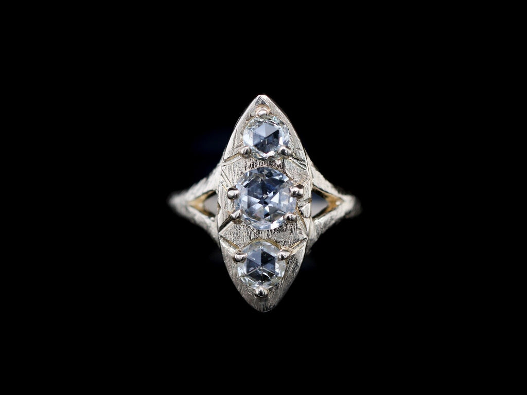 1.25 ct Round Double cut White Diamond Ring