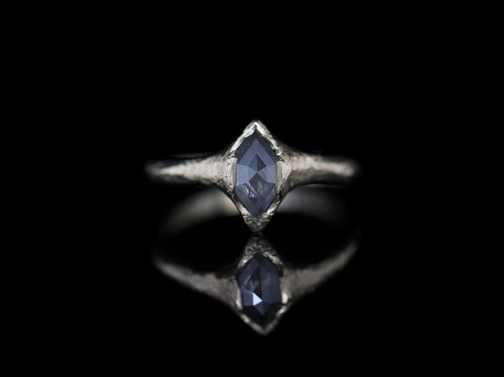 1.10 ct Hexagon Double Cut Diamond Ring