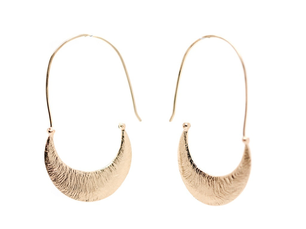 Hanging Moon Earrings