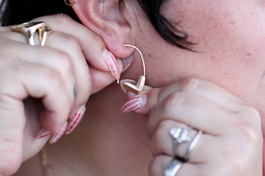 Hanging Arrow Earrings