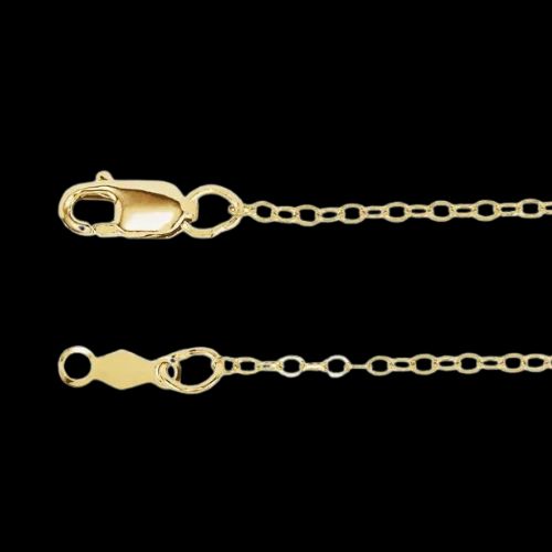 1.3 mm Flat Cable 18" Chain