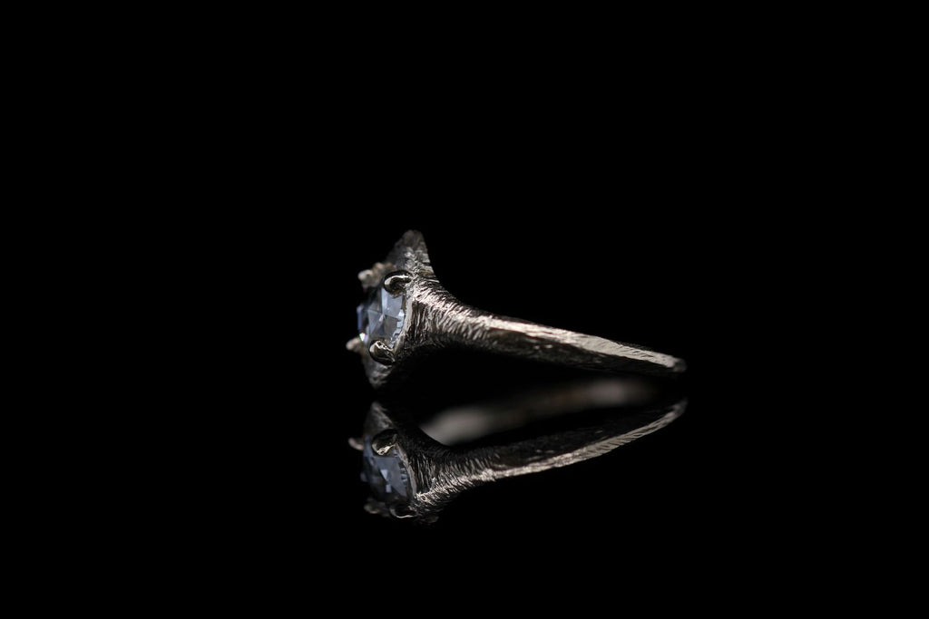 0.8 ct Double Rose Cut Diamond Ring