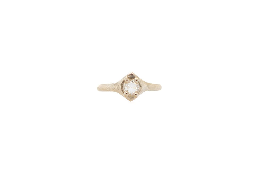 0.425 ct Double Rose Cut Diamond Ring