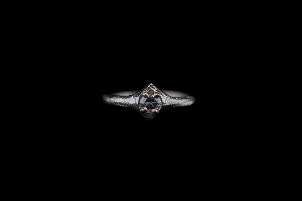 0.27 ct Double Rose Cut Diamond Ring