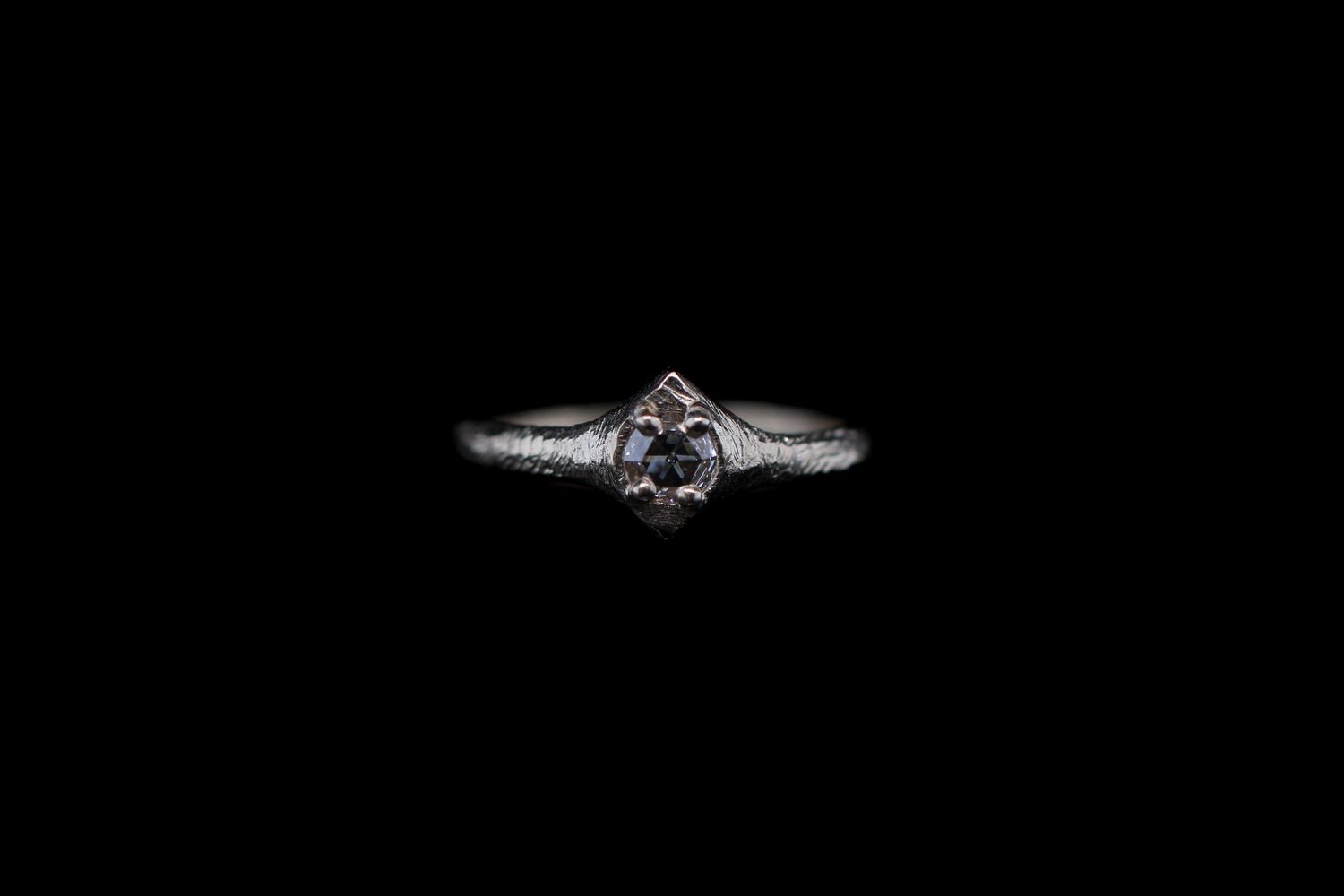 0.27 ct Double Rose Cut Diamond Ring