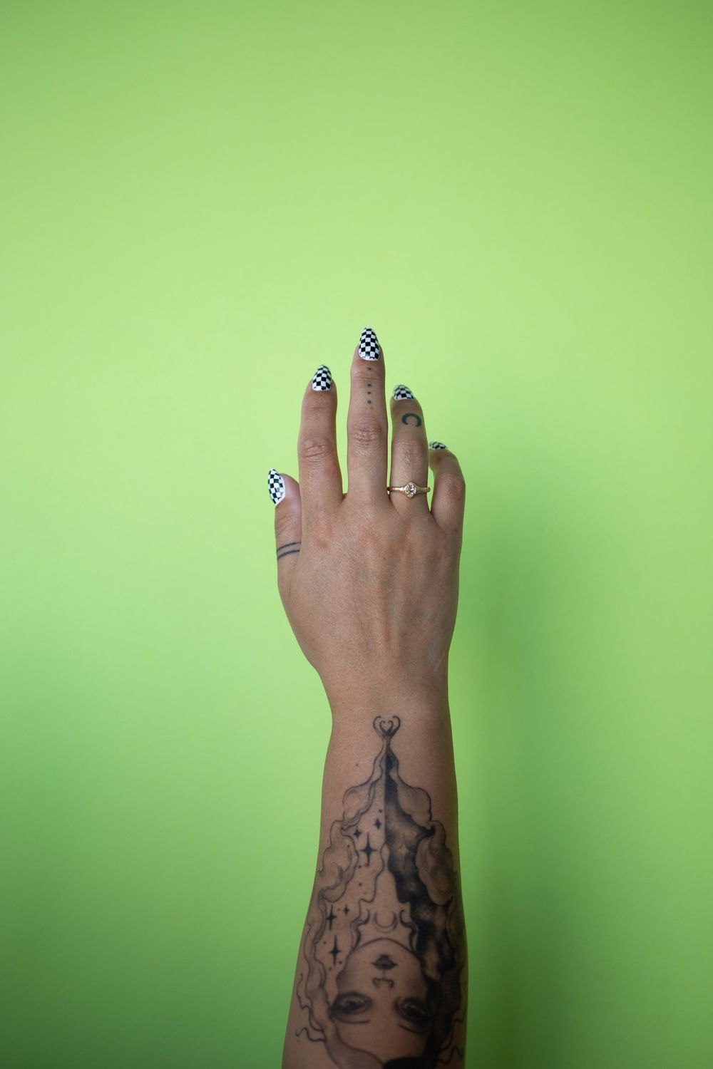 0.27 ct Double Rose Cut Diamond Ring