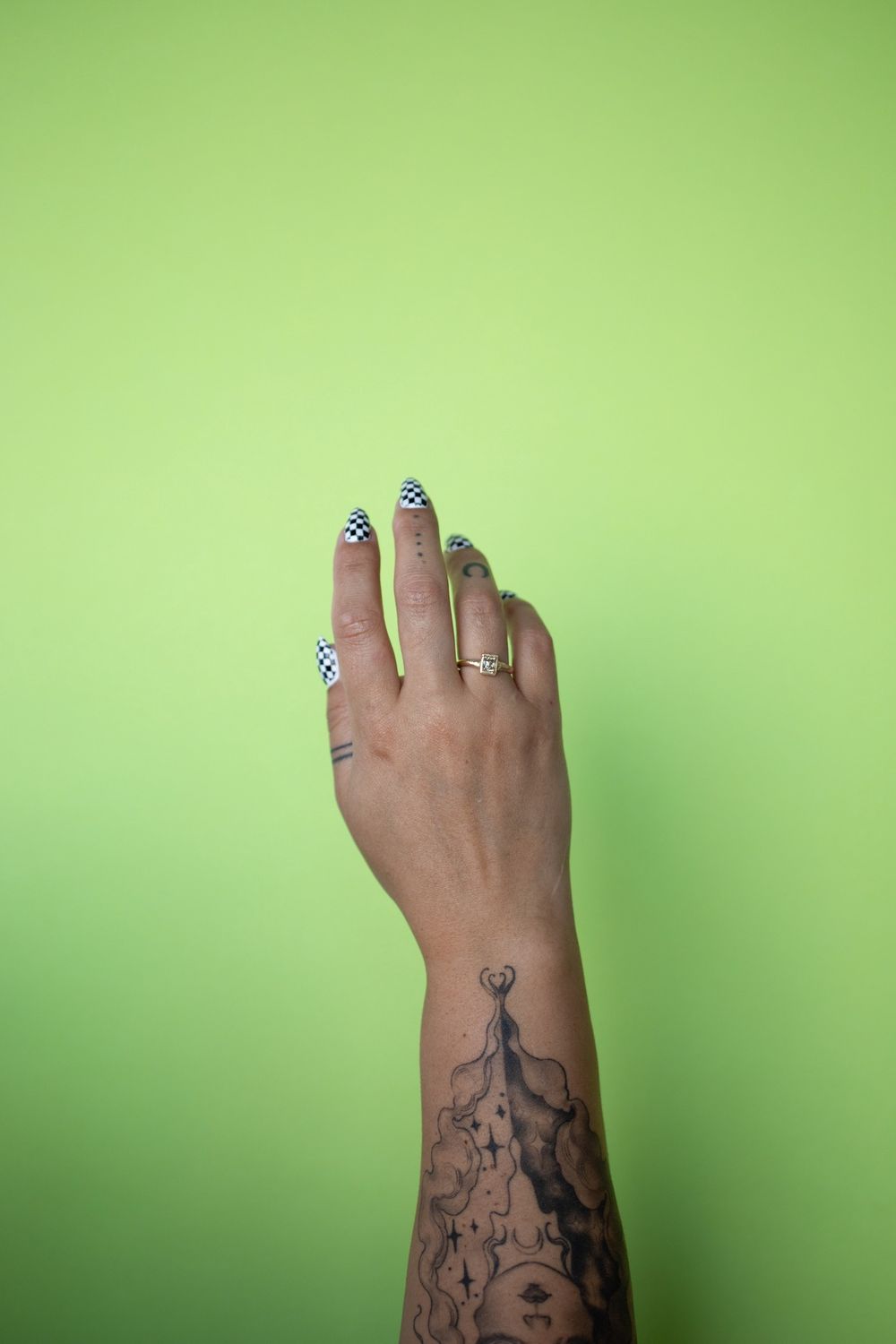 0.52 Carat Modern Antique Diamond Ring