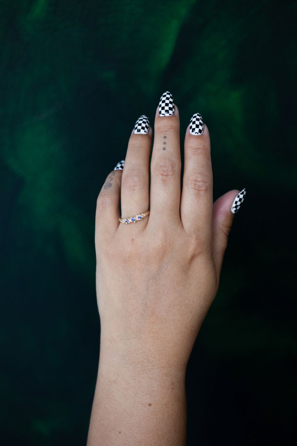 Purple Constellation Stacker Ring