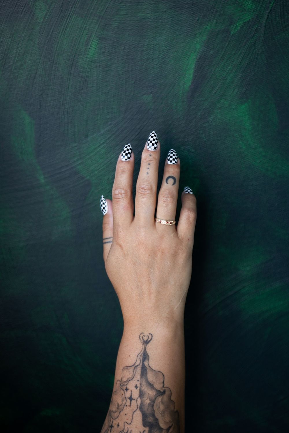 Ruby Constellation Stacker Ring