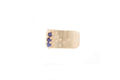 Purple Sapphire Constellation Signet Ring