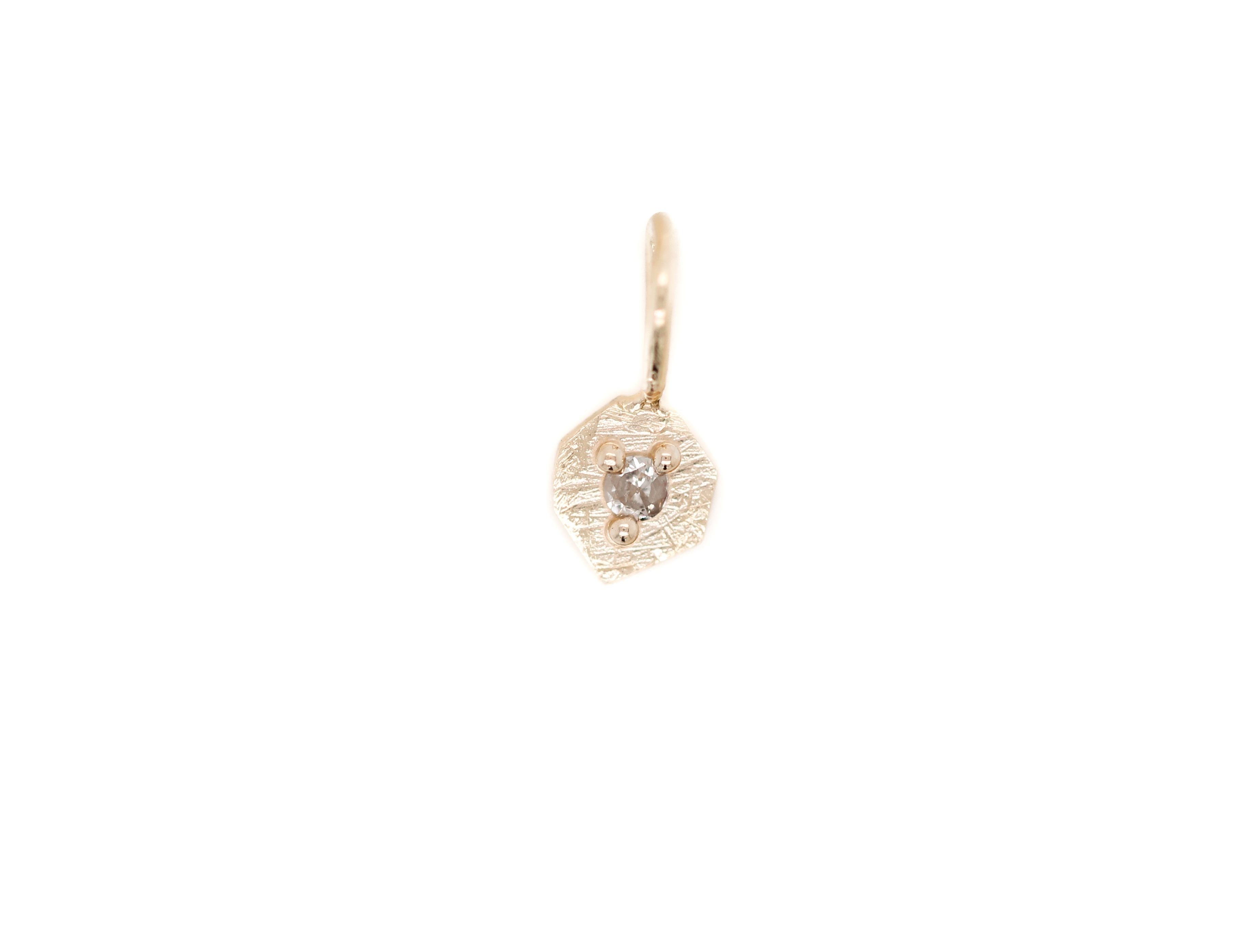 Champagne Diamond Mini Charm 7