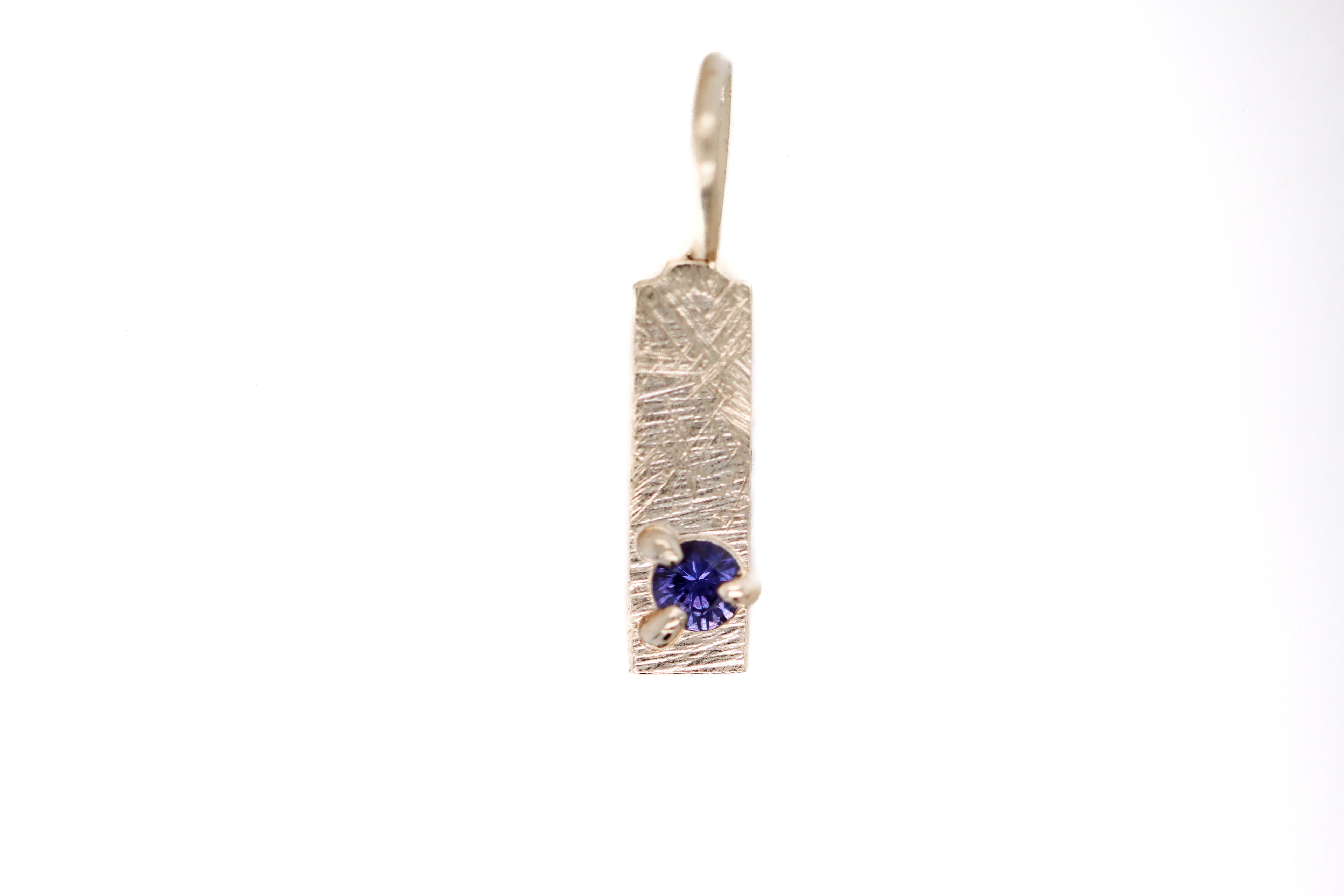 Purple Sapphire Mini Charm 2