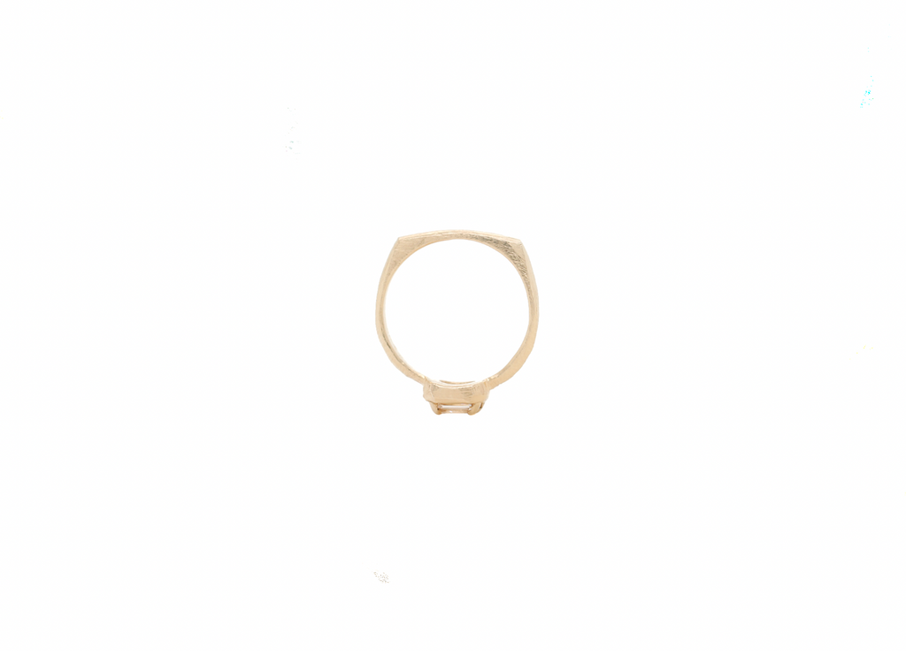 0.73 Cut Corner Step Cut Diamond Ring