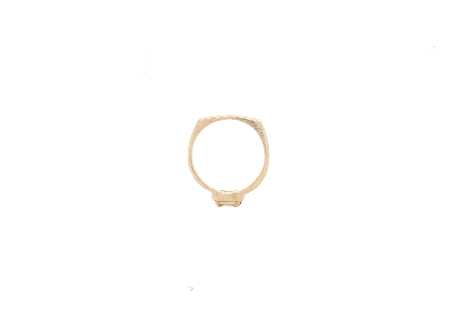 0.73 Cut Corner Step Cut Diamond Ring