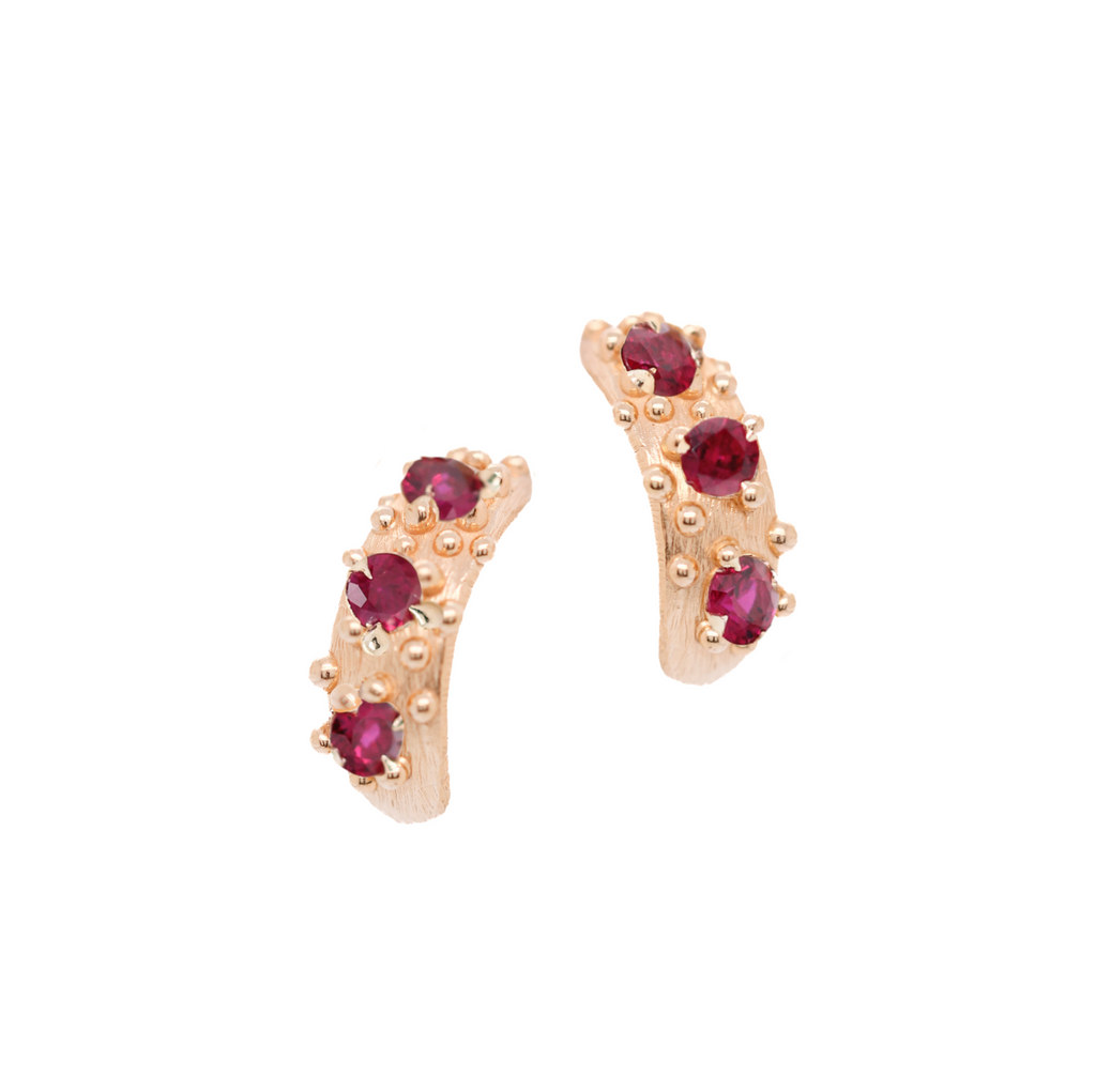 Ruby Constellation Earrings