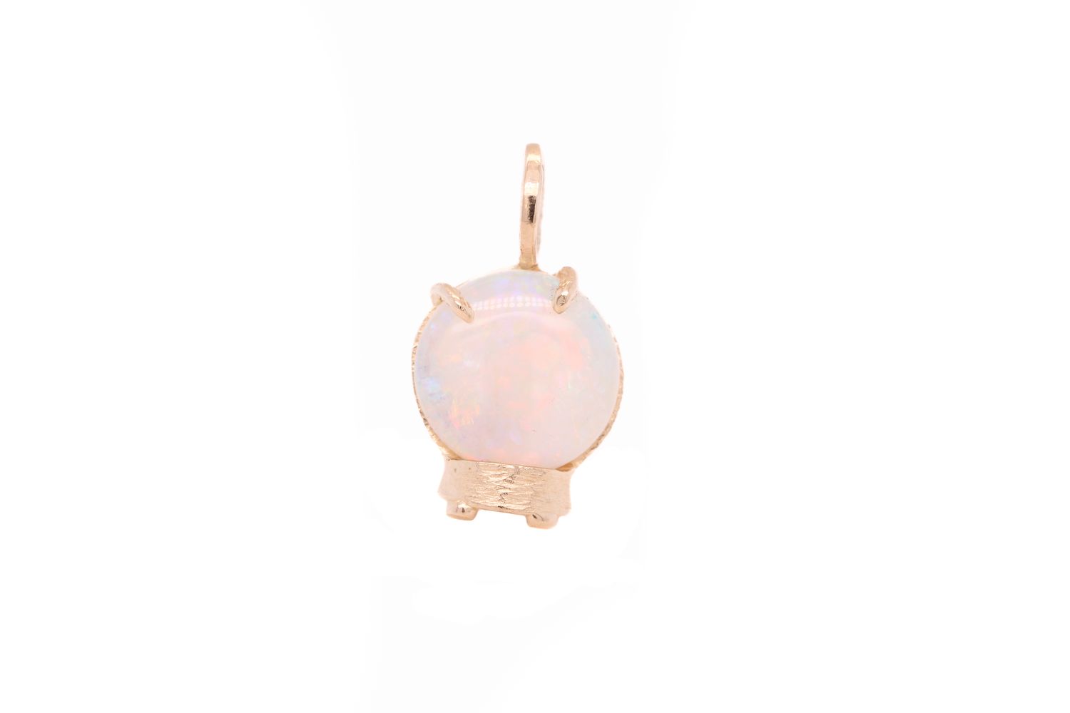 Opal Crystal Ball Pendant