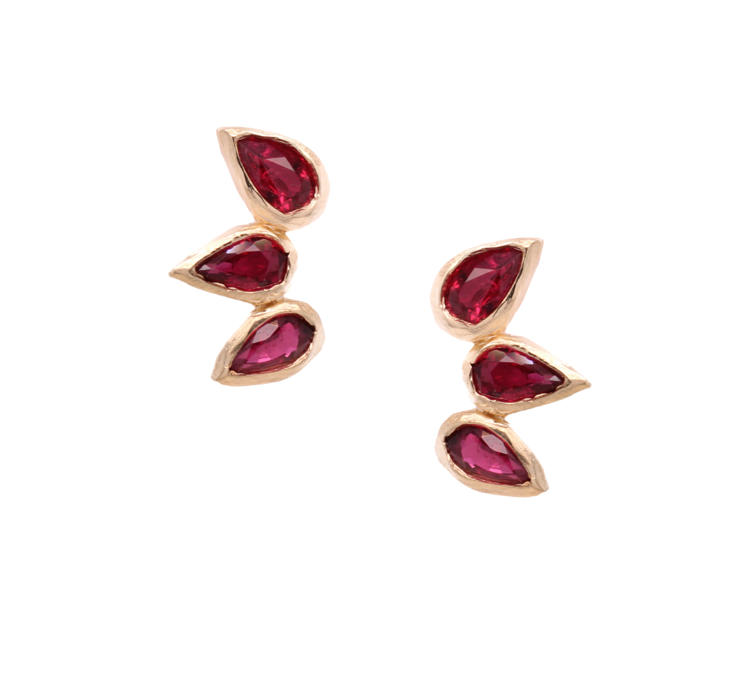 Velour Ruby Earrings
