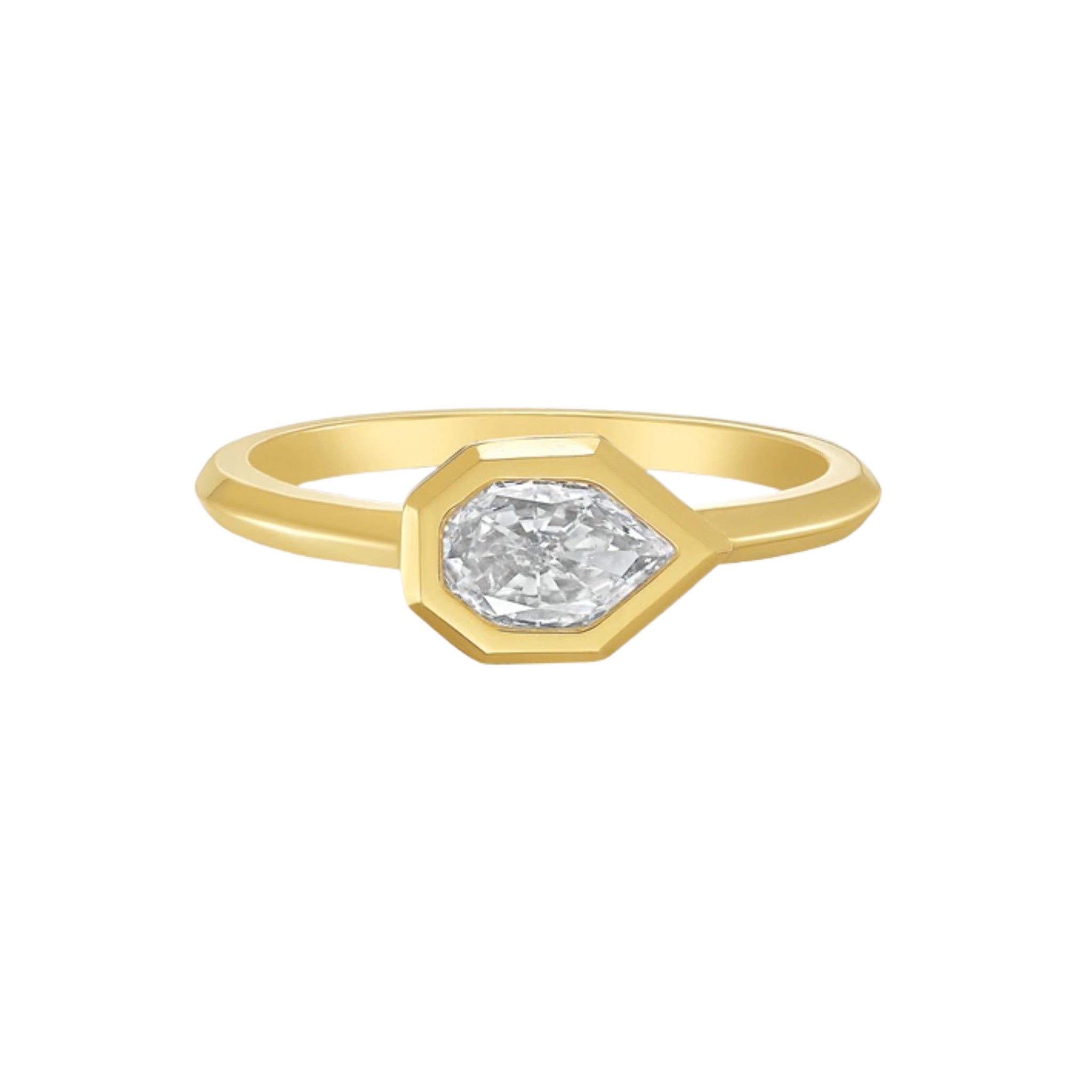 EMPRESS CUT DIAMOND FRAME SOLITAIRE