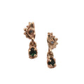 EYES Crying Earrings - 14K Gold + Sapphire Tears