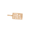 feral pendant in 18kt yellow gold by universal deco
