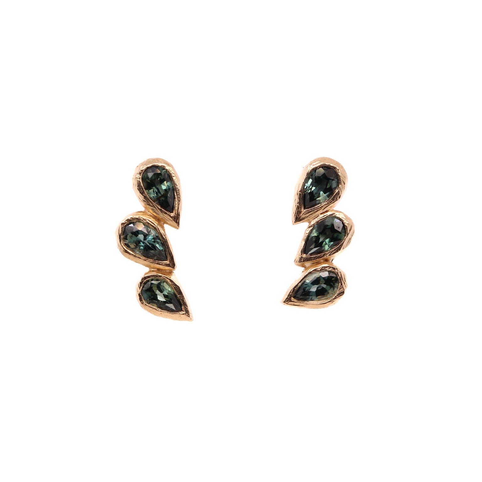 Forestlight Sapphire Earrings