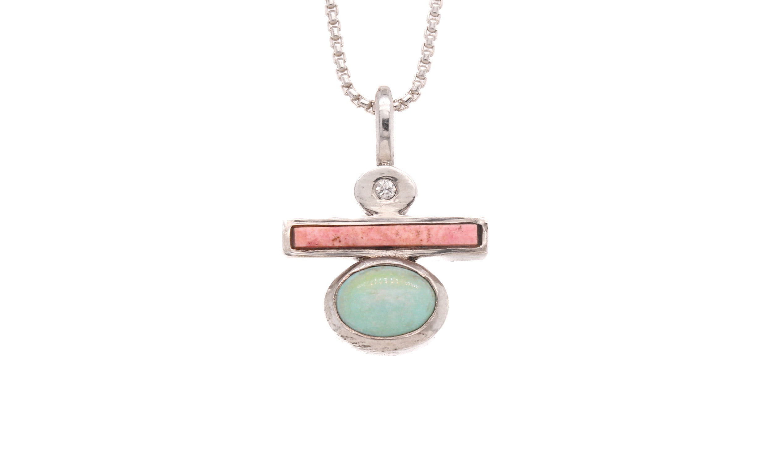 Elera Necklace - Colorado Rhodonite