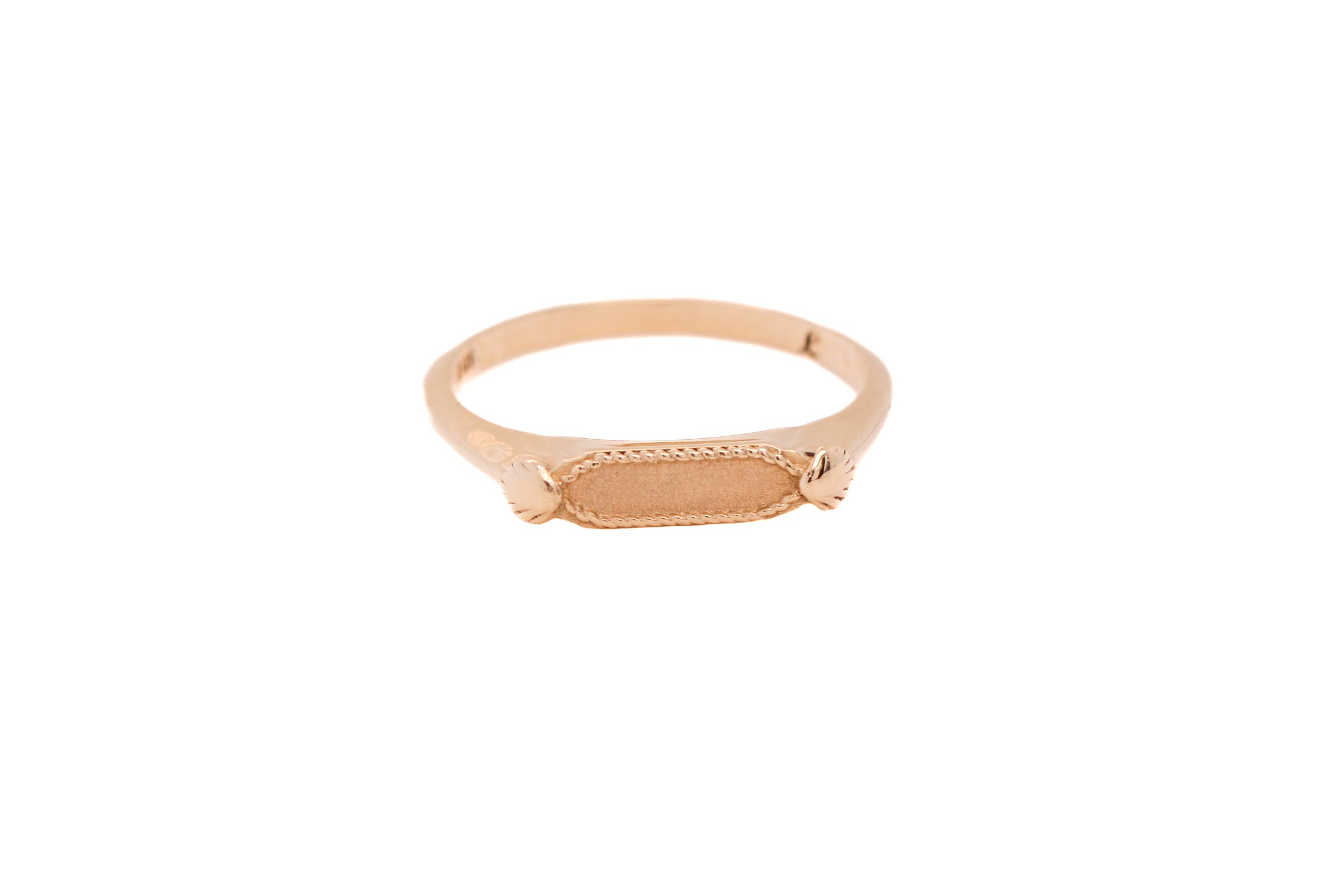 Artist's Signature Plate Ring