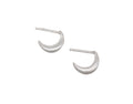 Tiny Lua Hoops Silver