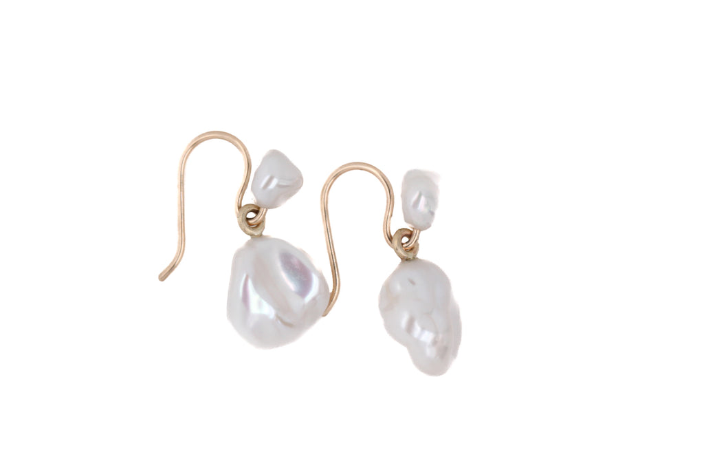 Chan Keshi Pearl Earrings 10K