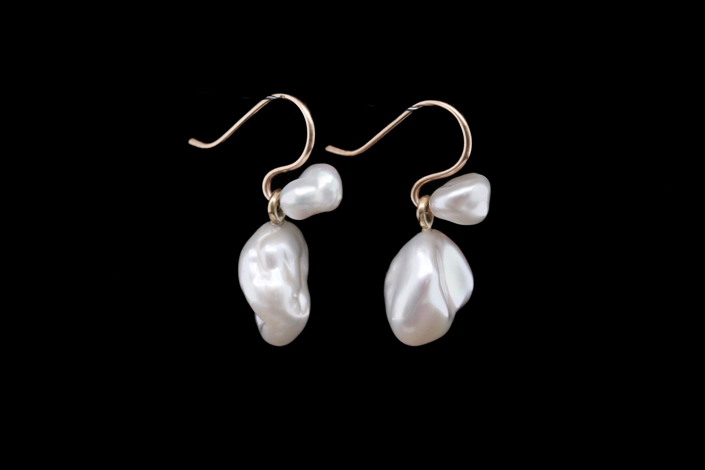 Chan Keshi Pearl Earrings 10K