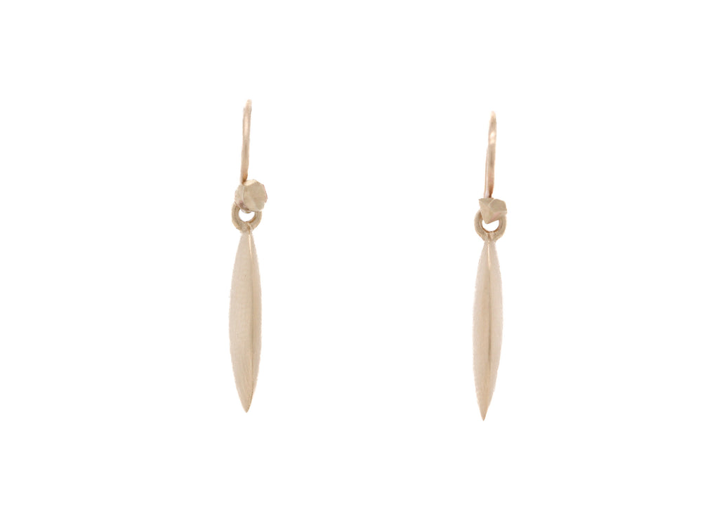 Slim Ovu Earrings 10Ky