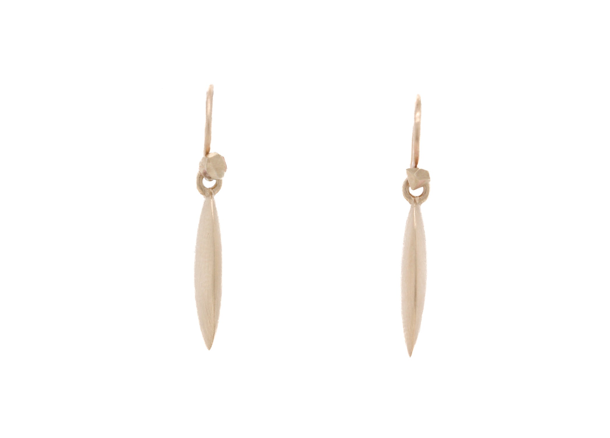 Slim Ovu Earrings 10Ky