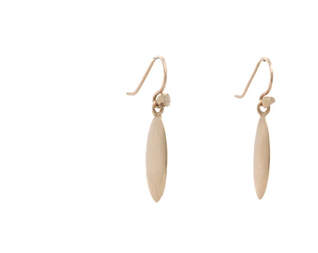 Slim Ovu Earrings 10Ky