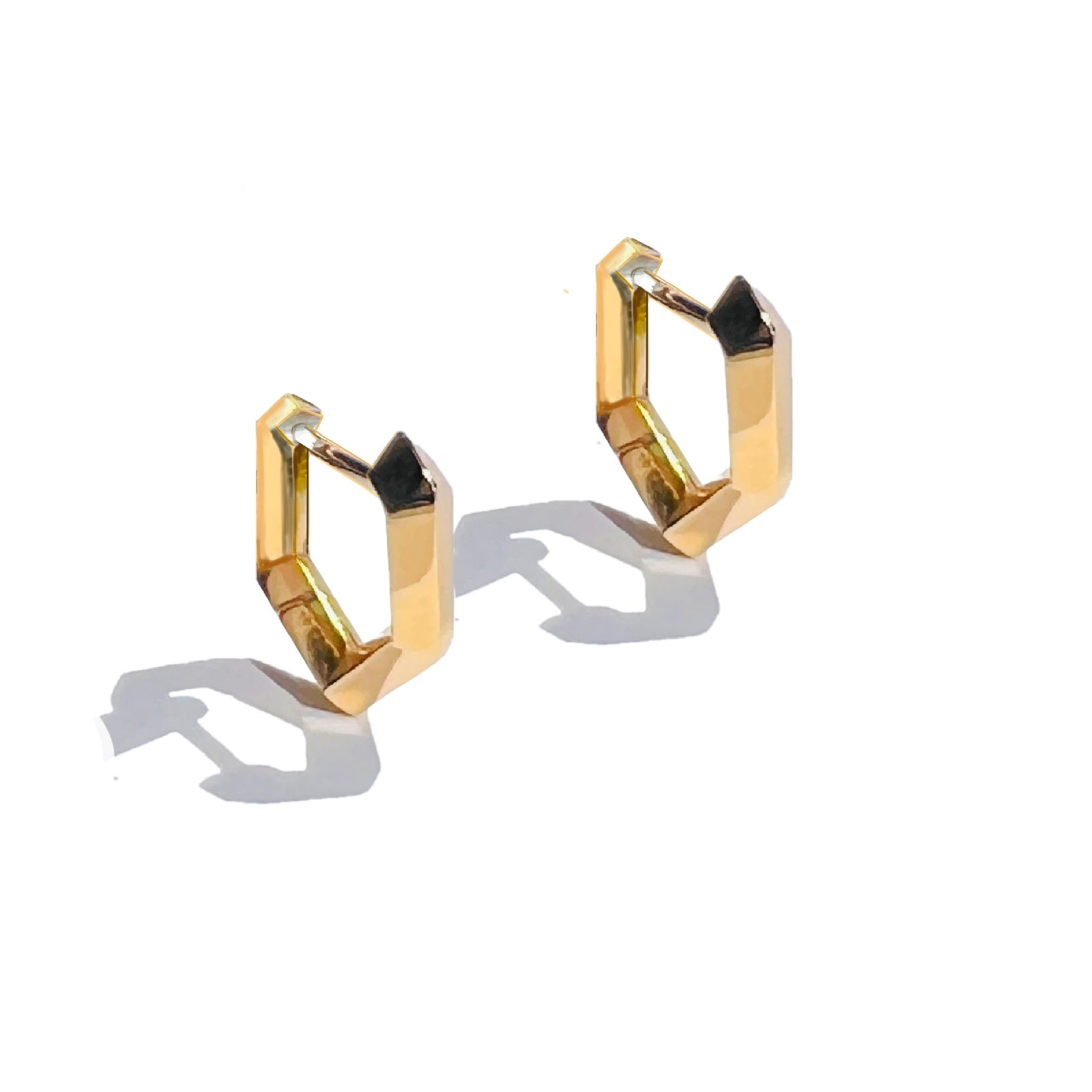 MINI GOLD MAKHAIRA HOOPS - 18ky