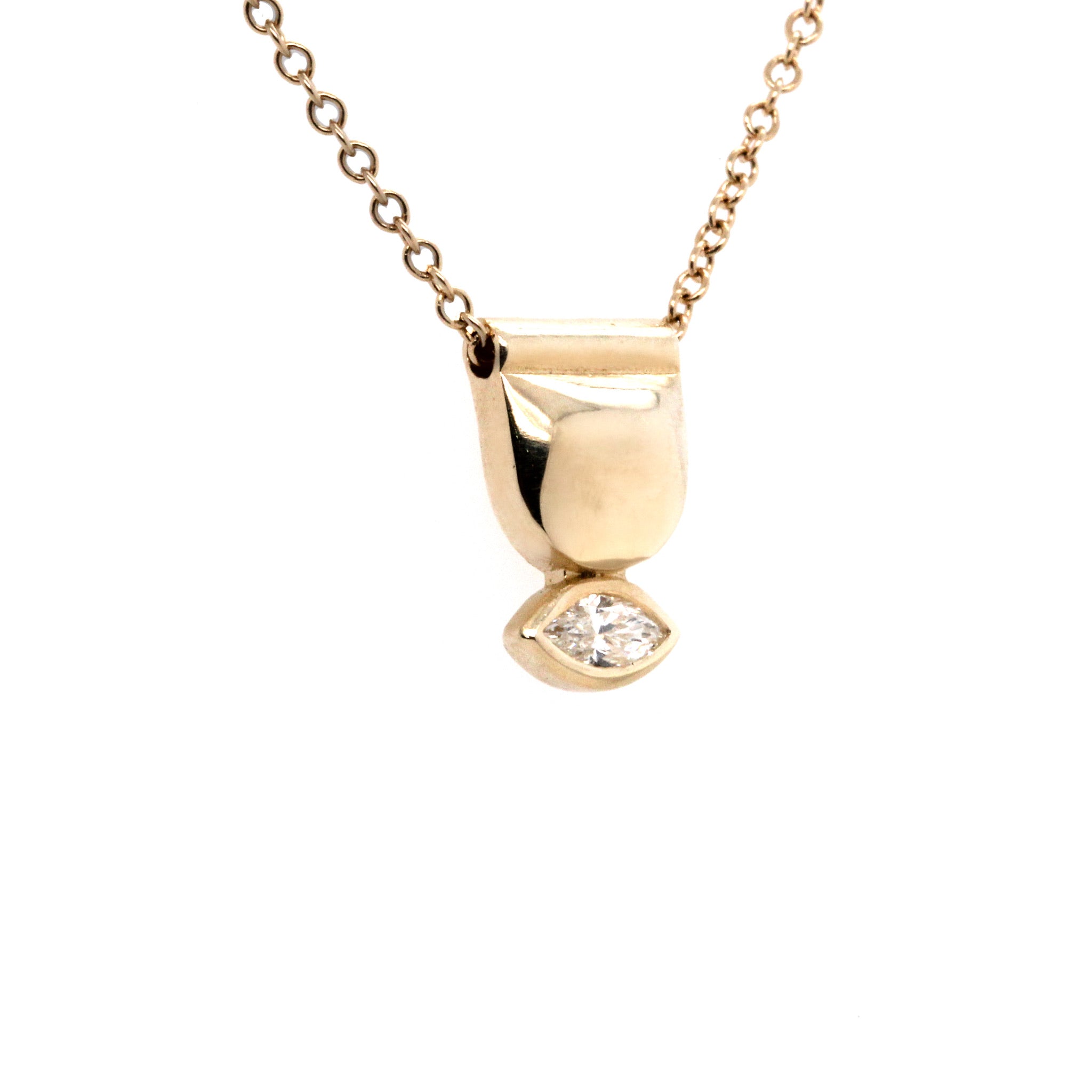 Rhea Necklace - White Diamond