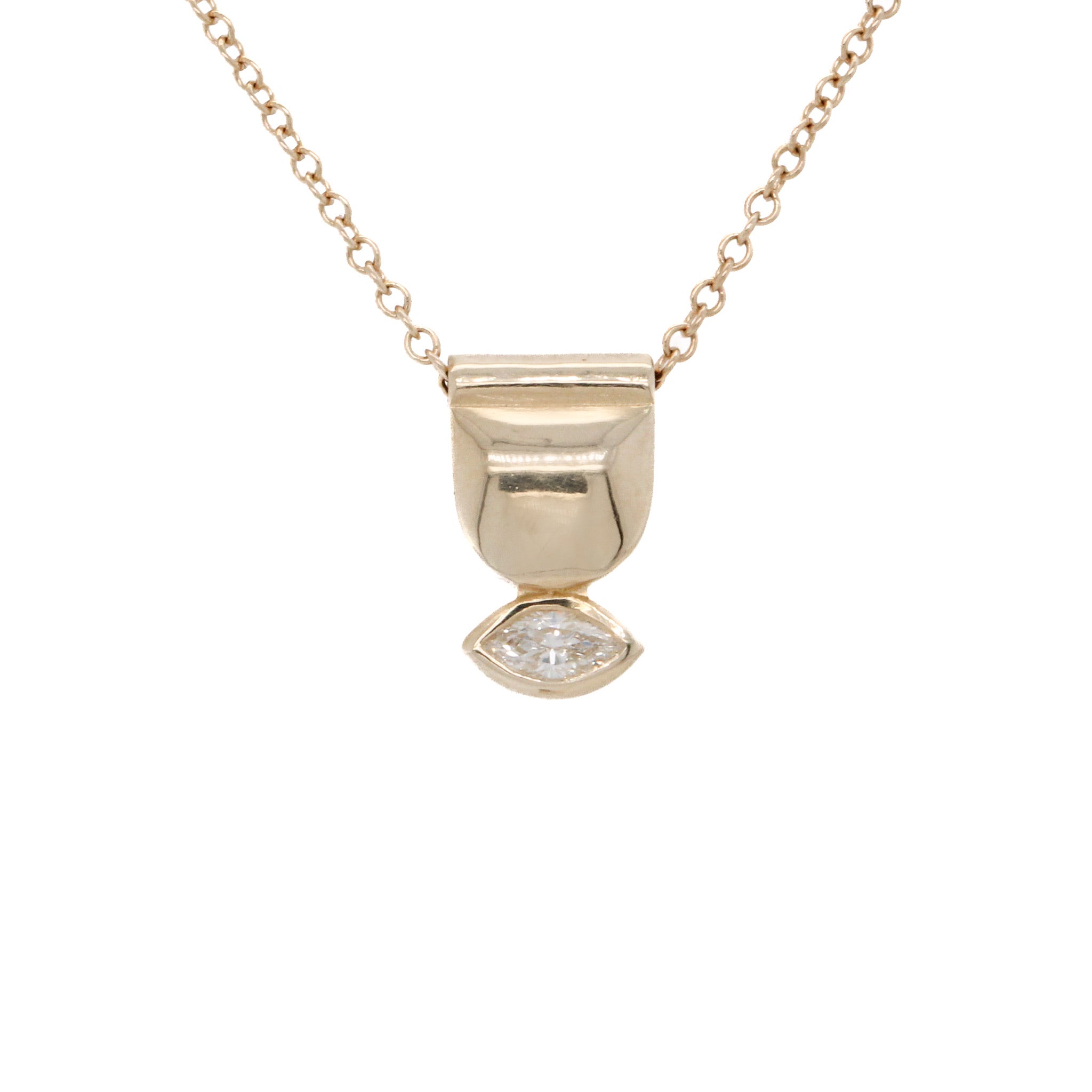 Rhea Necklace - White Diamond