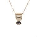 Rhea Necklace - Salt and Pepper Diamond