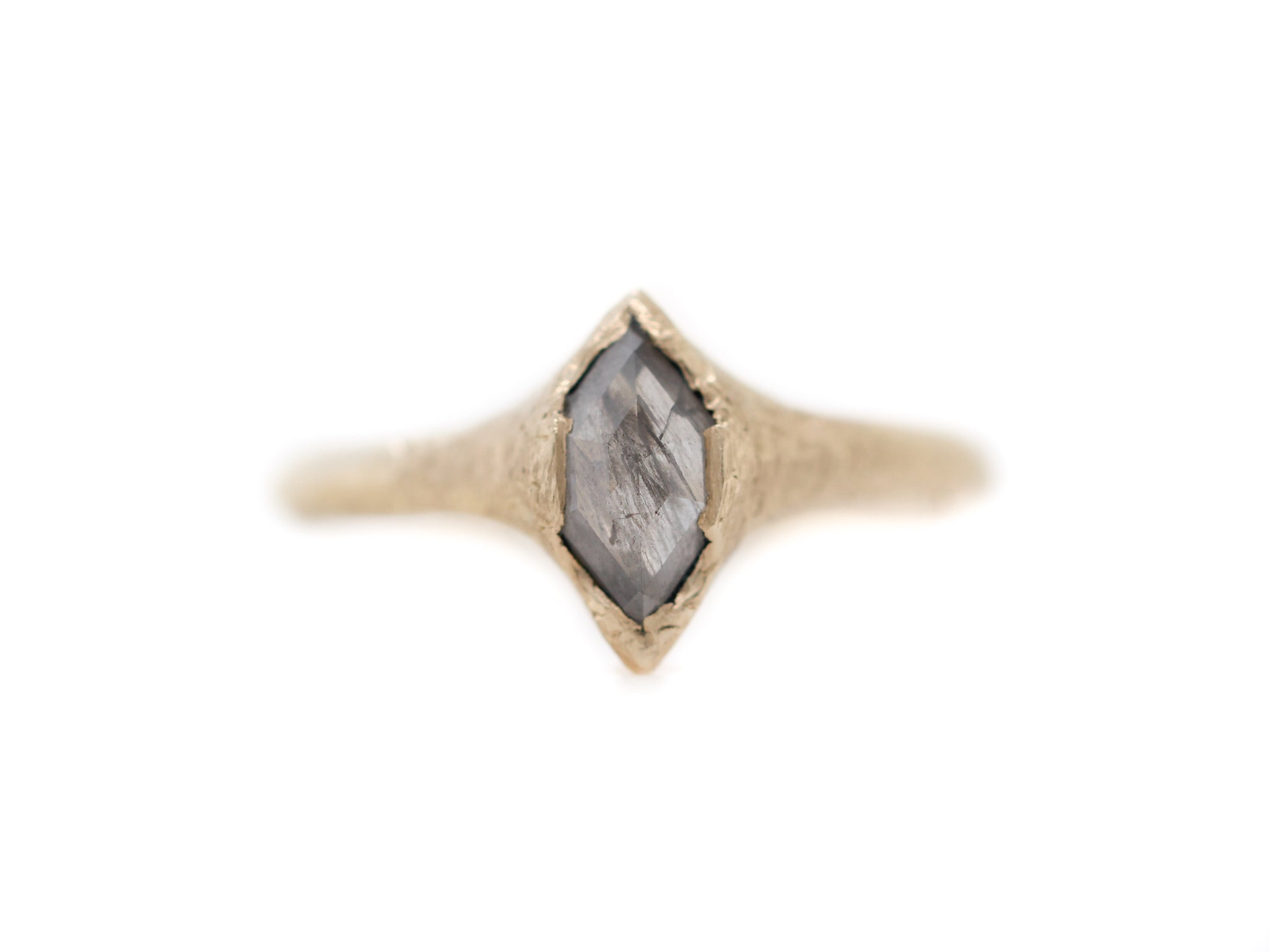 1.10 ct Hexagon Double Cut Diamond Ring