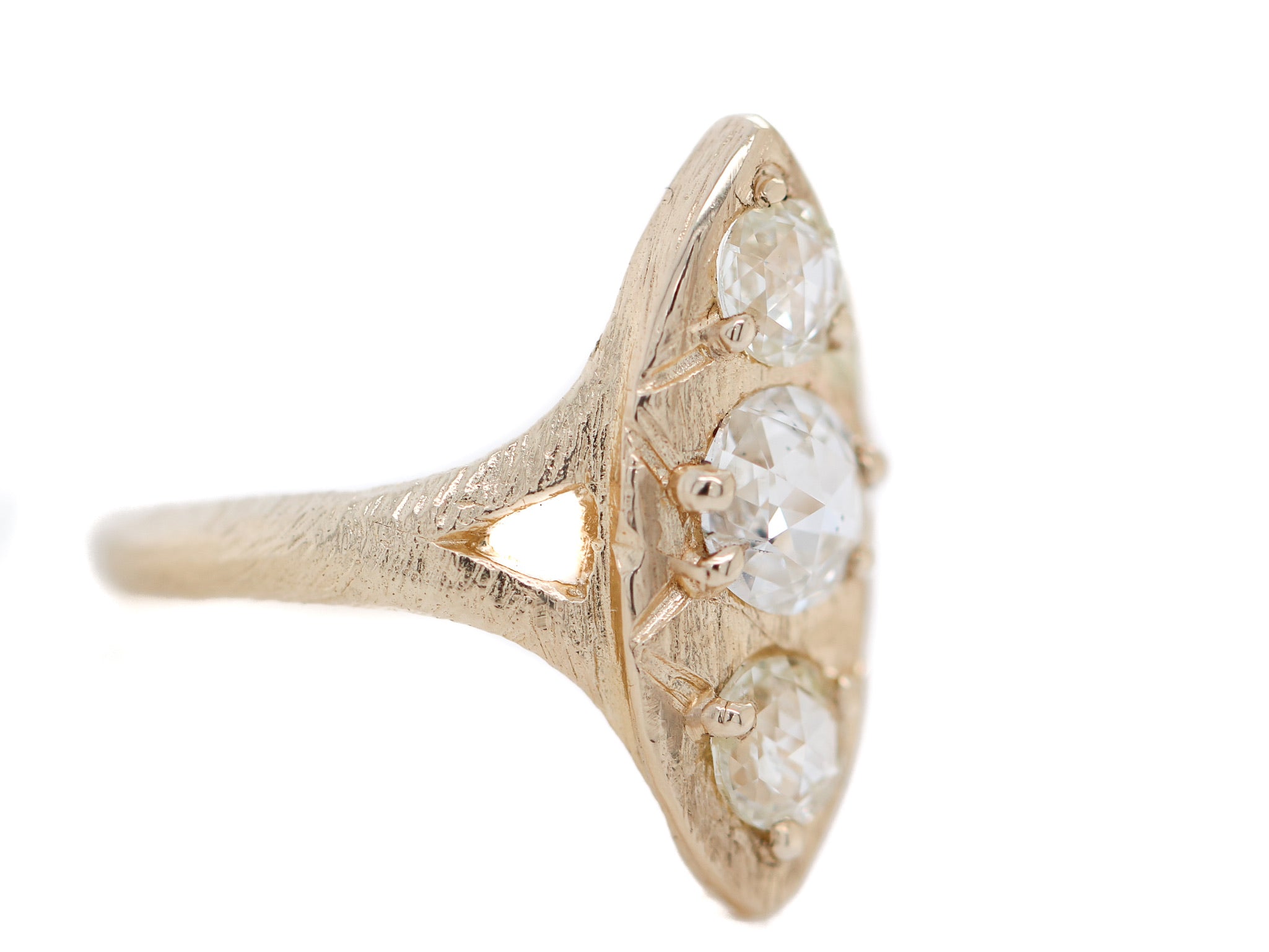 1.25 ct Round Double cut White Diamond Ring