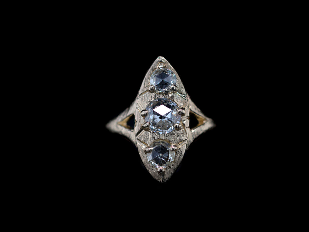 1.25 ct Round Double cut White Diamond Ring