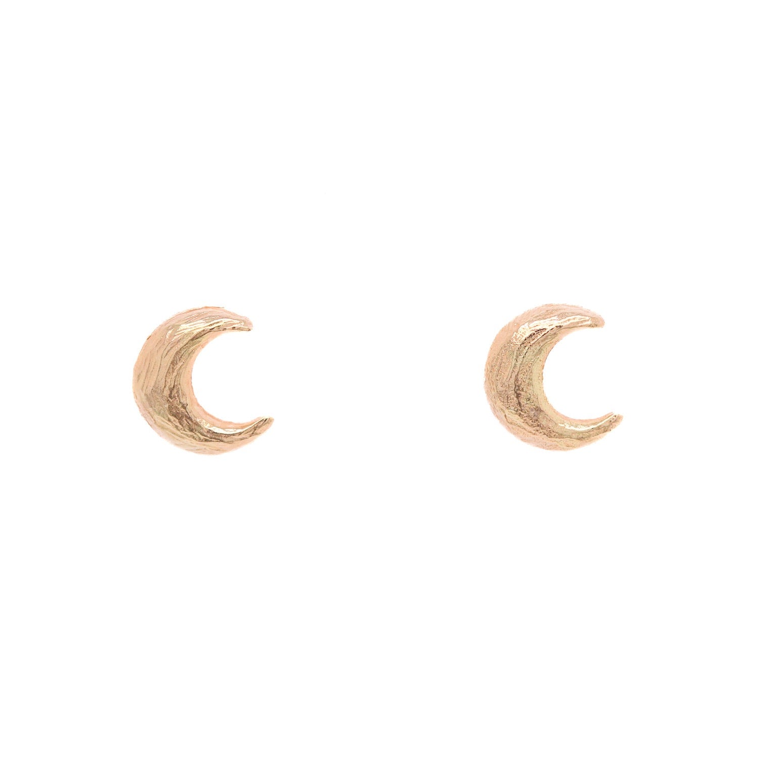 Crescent Moon Studs