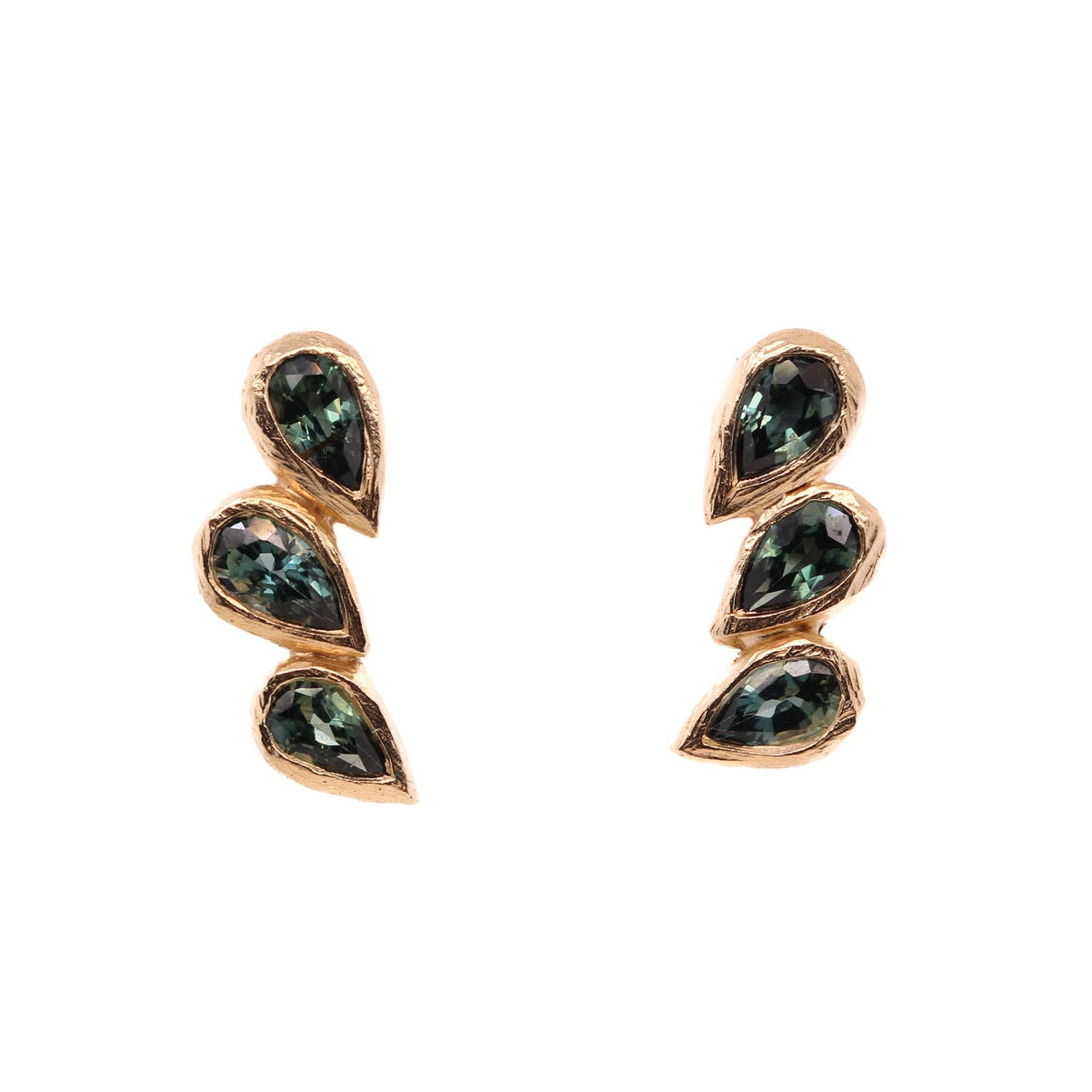 Forestlight Sapphire Earrings