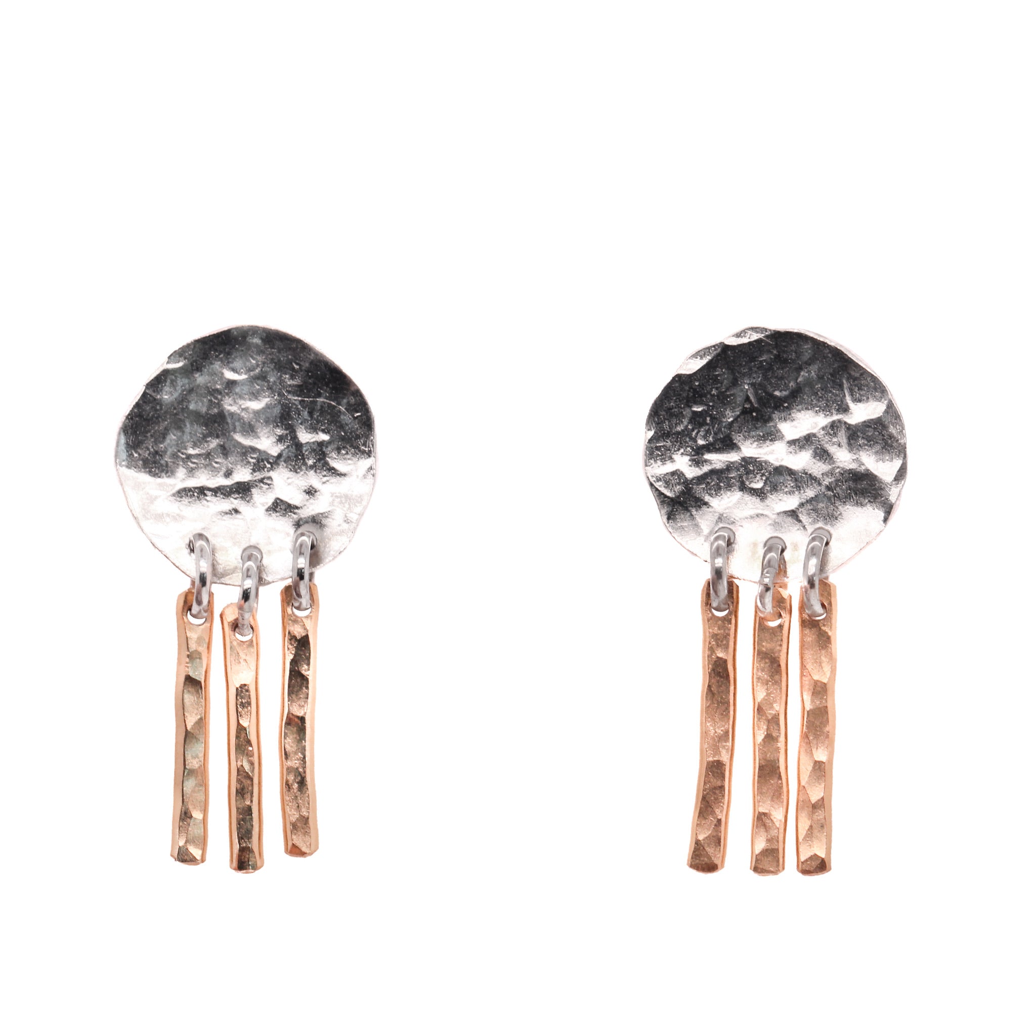 Mini Moon Fringe Earrings