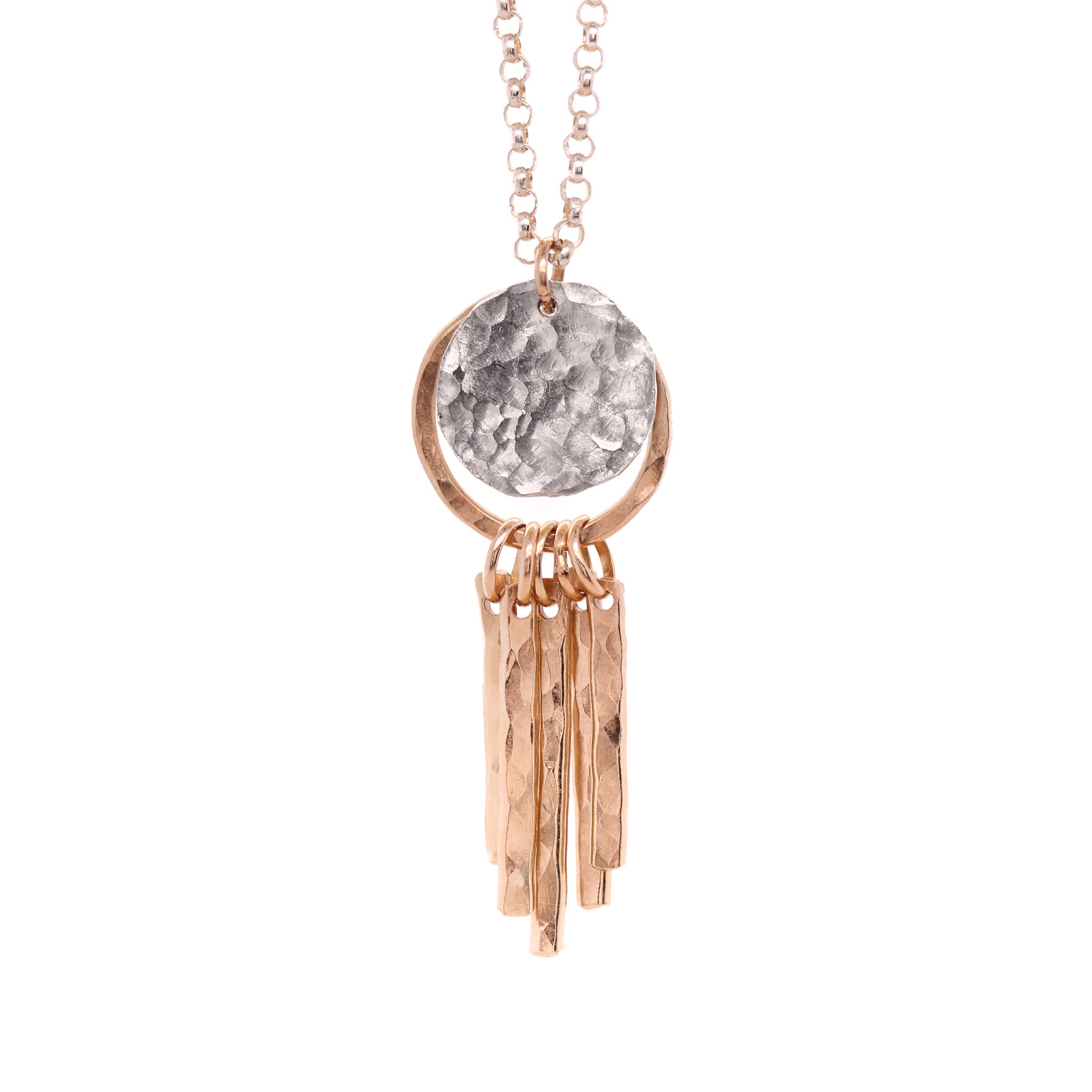 Mini Moon Fringe Necklace