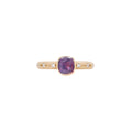 One of a kind Cushion Sapphire in 18k