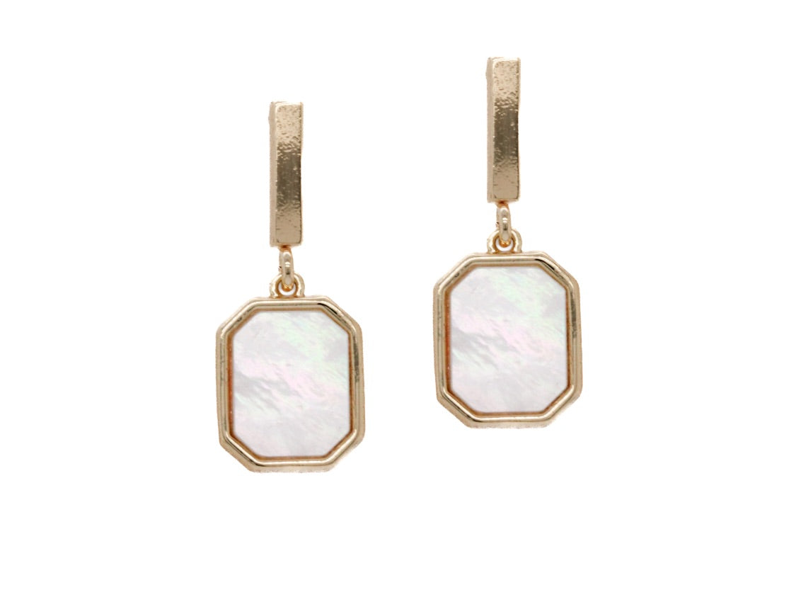 Mother Of Pearl Sunrise Earrings