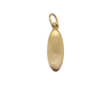 10K Slim Ovu Pendant