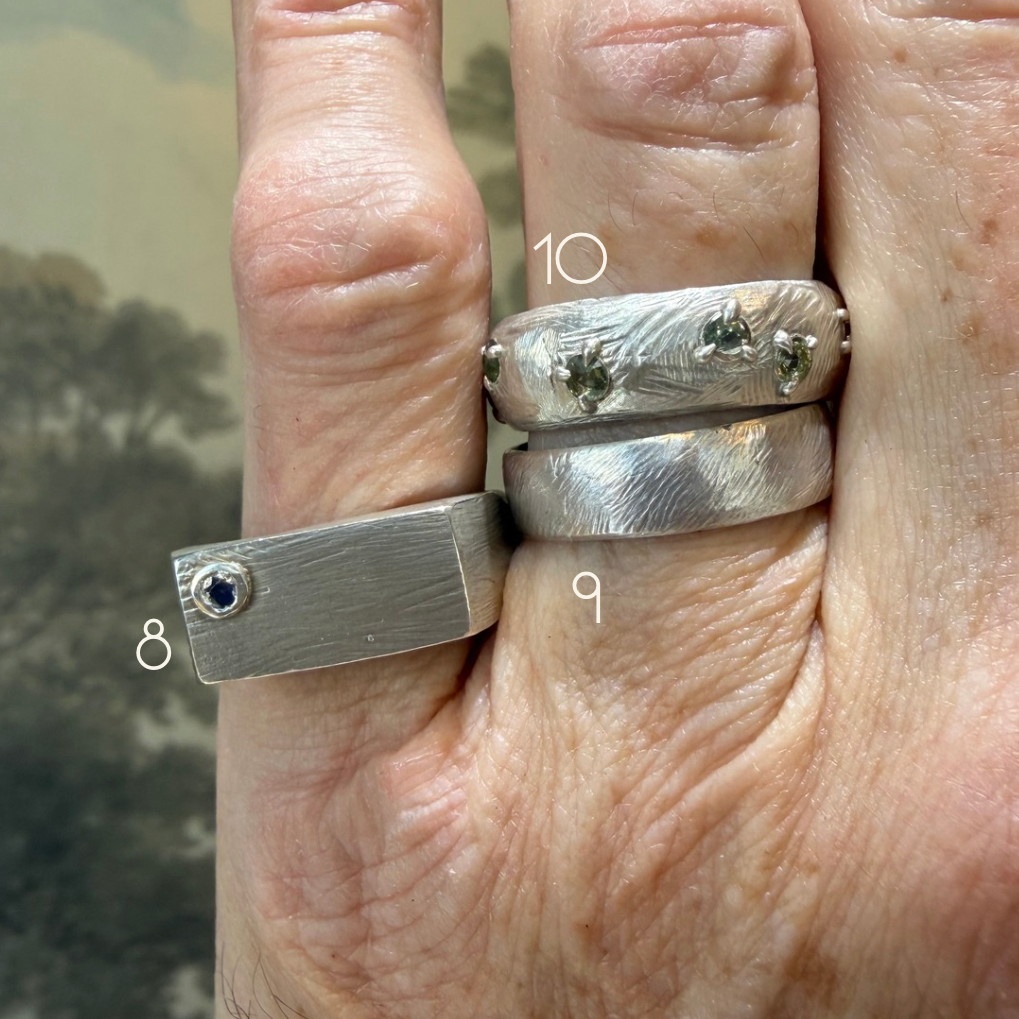 Sterling Silver Ring Drop